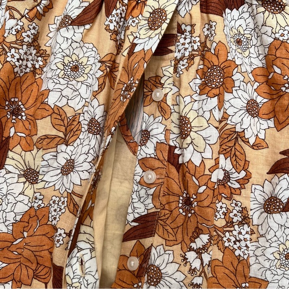 J. Crew V-back Linen Shirtdress in Zinnia Floral - Picture 6 of 12